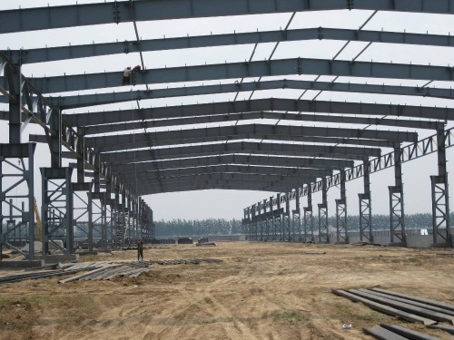 Pre engineering steel structure building