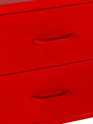 Small Metal Home Storage Cabinet with Feet