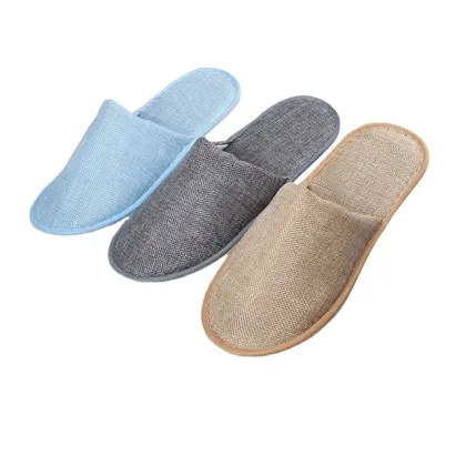 Biodegradable Cotton Waffle Hotel Slippers