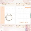 Aangepaste hardcover wekelijkse en maandelijkse doelplanner notebook