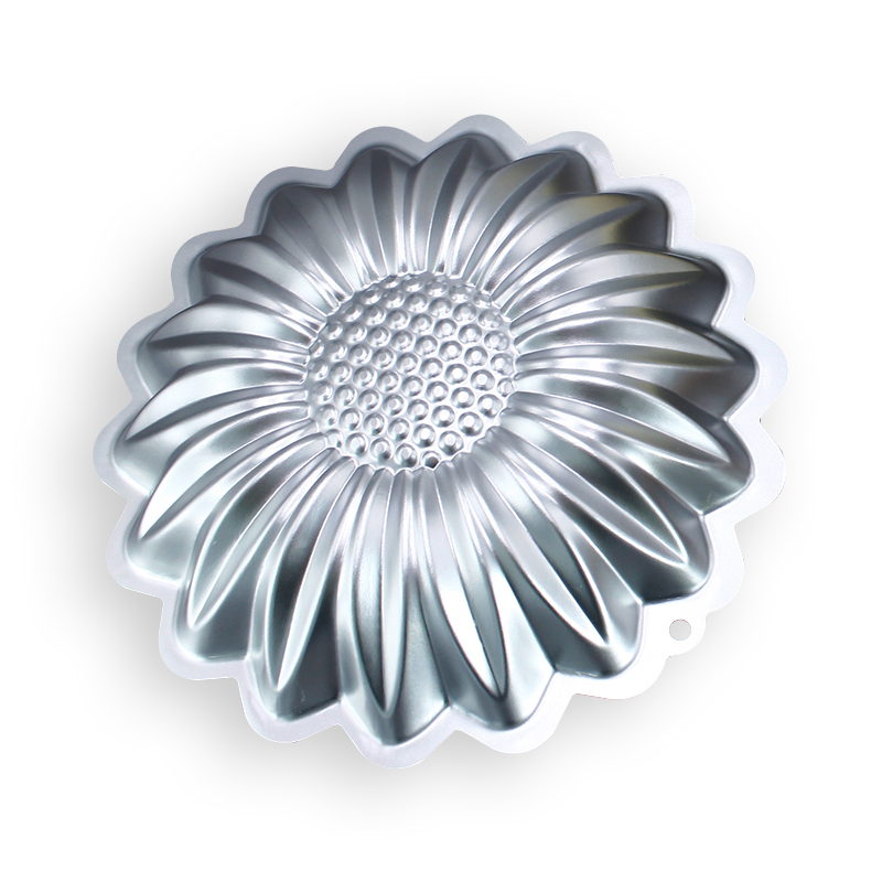 Molde para pastel de girasol de aleación de aluminio