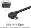 USB till Rs232 DB9 hane till kvinnlig kabel