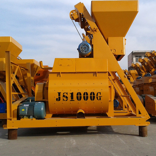 Professional JS1000 twin shaft concrete mixer