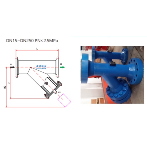 ZRY Wleded pipeline Y-strainer Flange