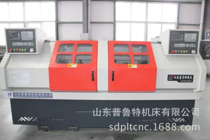 CTK6236x2 DOUBLE SPINDLE FLAT BED AND LINEAR GUIDE WAY CNC LATHE