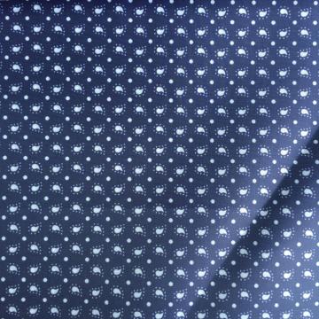 Air Drop Dot Navy Printed Lining