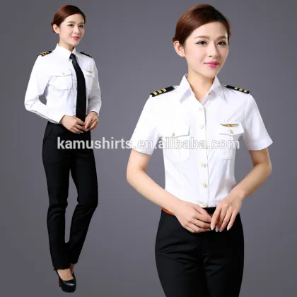 short sleeve pilot shirt pilot shirt white