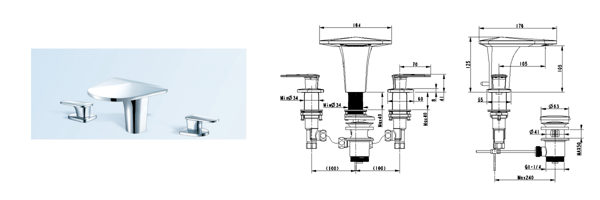 copper basin mixer