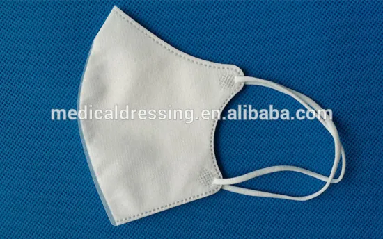 disposable nonwoven 3D face mask with cotton elastic ear loop