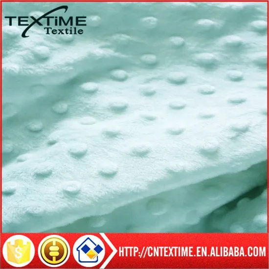 100% polyester 2mm-2.5mmsuper soft bubble fabric for toys/garments fabric