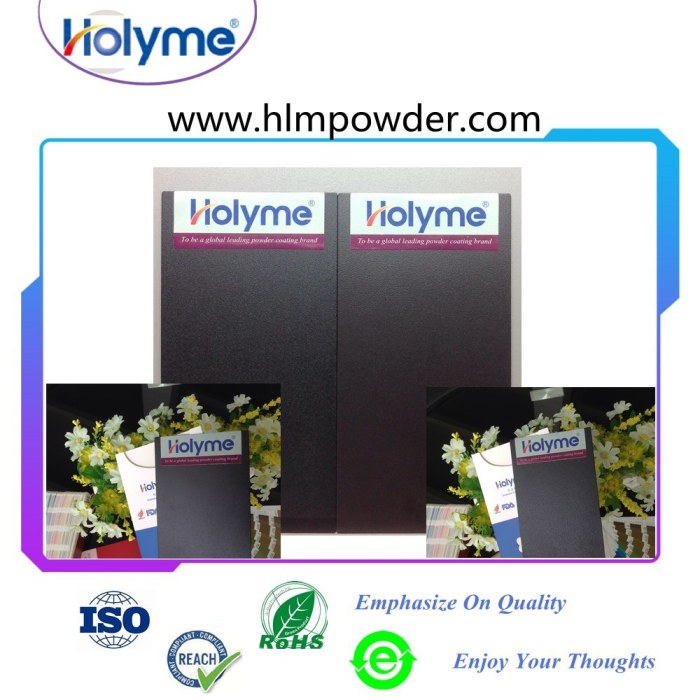 การเคลือบผงทนความร้อนด้วย serie rohs-black