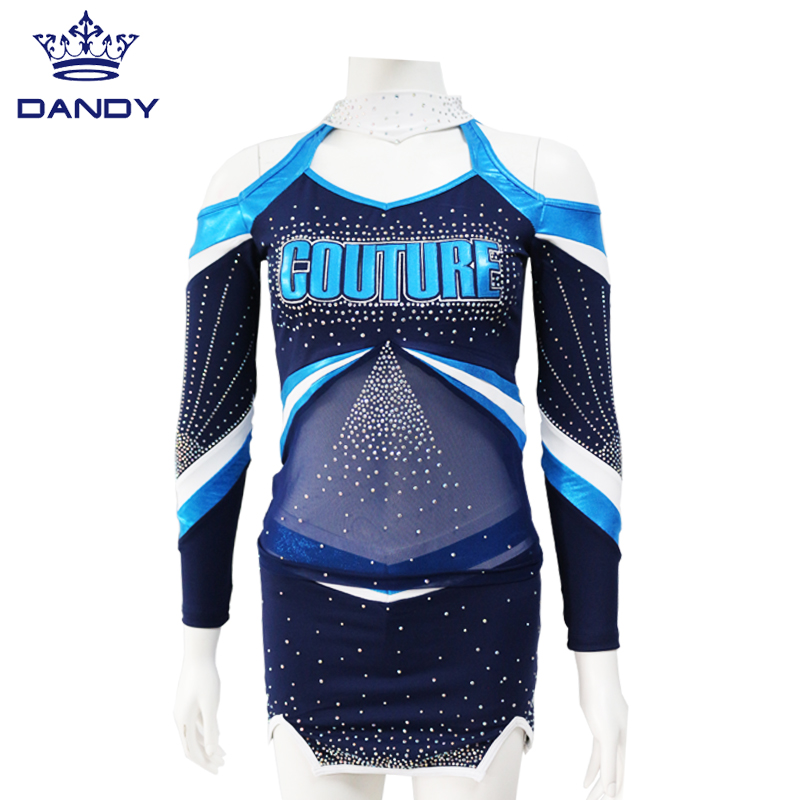 royal blue cheer uniform