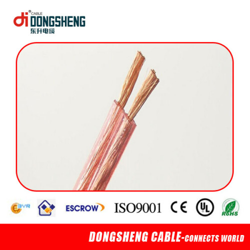 Professional factory with Transparent CCA Speaker Cable