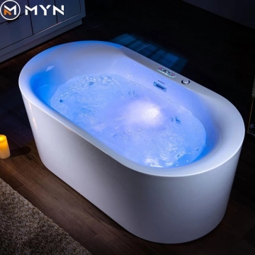 Modern Hydro Spa Massage Jacuzzi Corner Whirlpool Acrylic Bathtub
