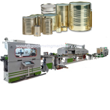 Máquina de fabricación de latas de café de 3 piezas / Línea de producción