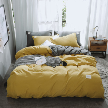 100% Cotton Fabric Bed Sheet Duvet Cover Bedding Set - New Design