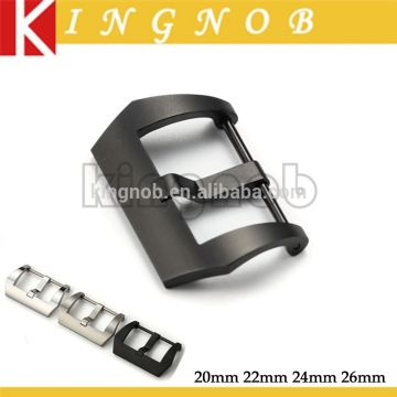 20mm 22mm 24mm 26mm Polished Brushed PVD Leather Watch Band Strap Clasp 316L Stainless Steel Pin Watch Buckle