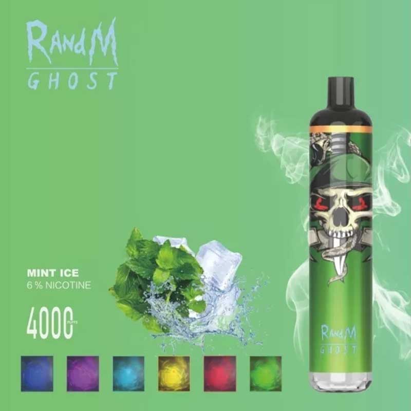 Randm Ghost 4000puffs القابلة لإعادة الشحن