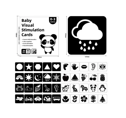 Visual Stimulation Cards: Enhancing Baby's Sensory Development and Learning