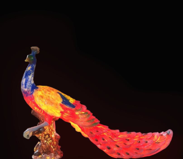 LED Simulation Peacock D Lights