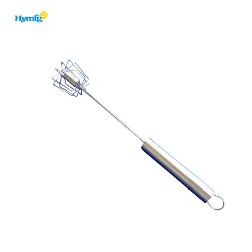 Easy Hand Push Stainless Steel Whisk