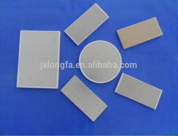 ceramic honeycomb burning plate for oven