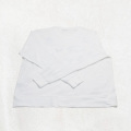 Pijama blanco de manga larga de media longitud