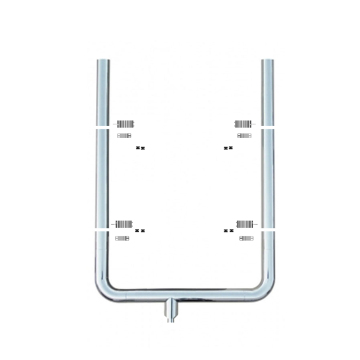 Flat Cut Top Stainless Steel 304 Exhaust Stack Kit - Dual 7 Inch Stacks for Peterbilt 359/379/389