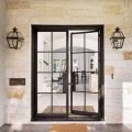 Modern Design Metal Frames Steel French Door