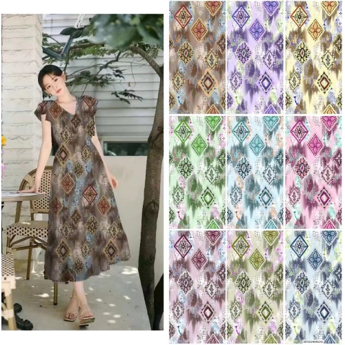 Fashion baru kain cetak digital rayon kapas