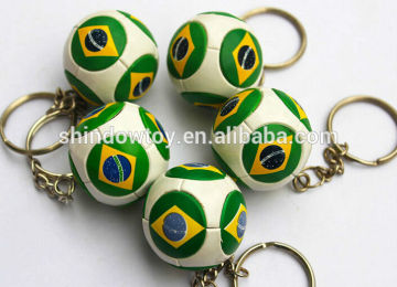 mini football keychain