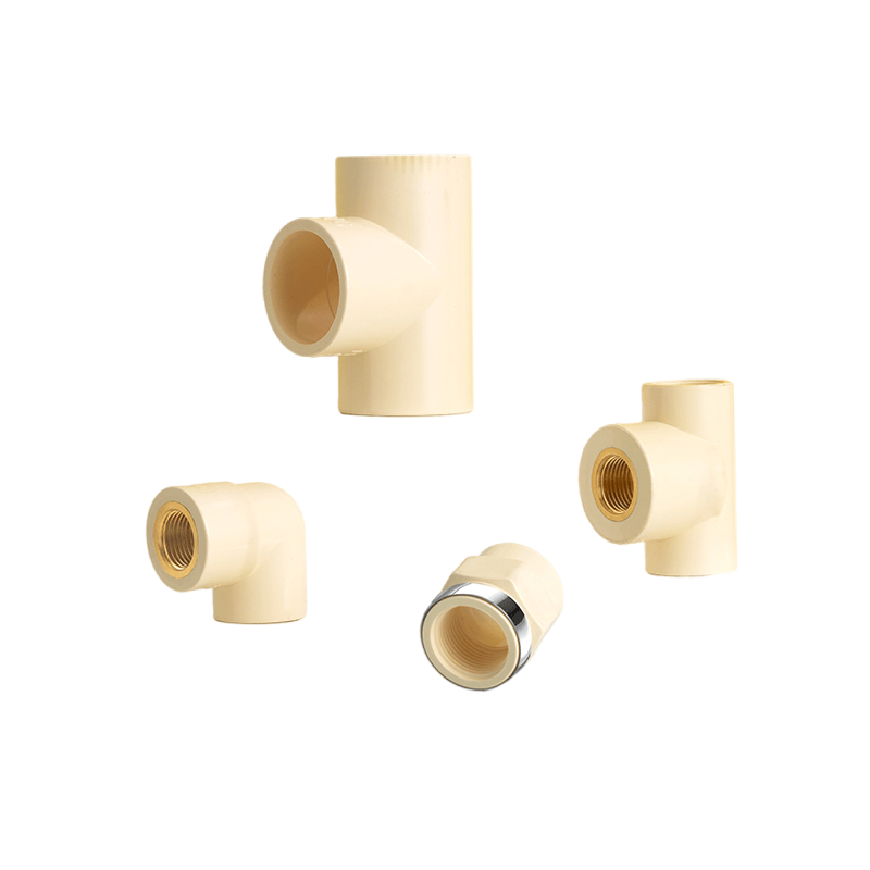 CPVC 90° Reducing Elbow, Brass Female Thread (13)