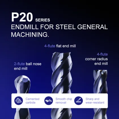 Tg Steel Cast Iron General Machining End Mills AlCrSiN Coating