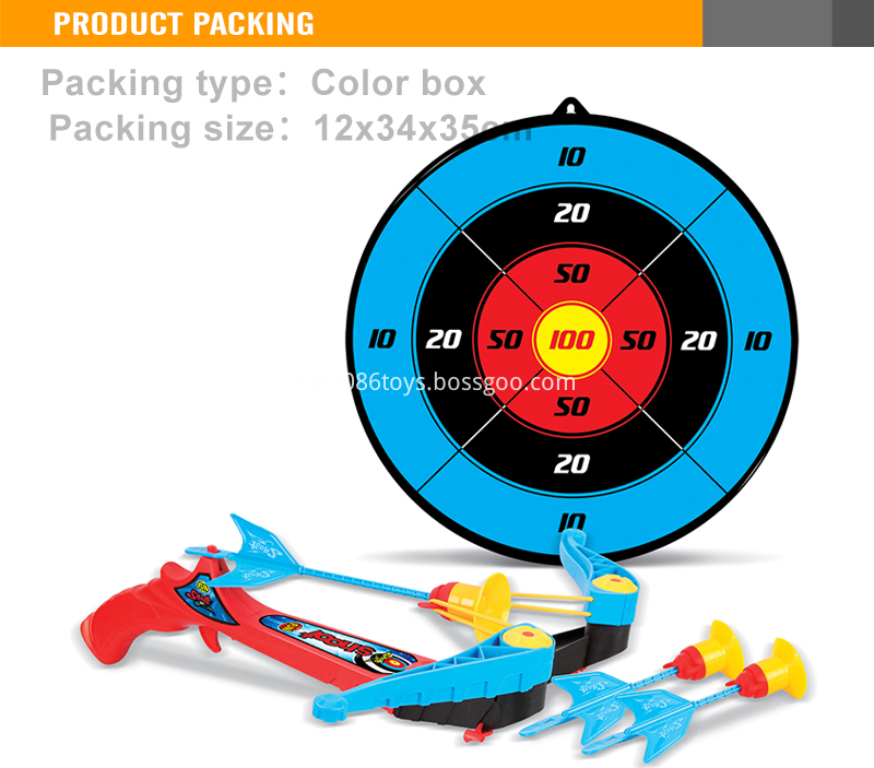 Kids fun toys crossbow set