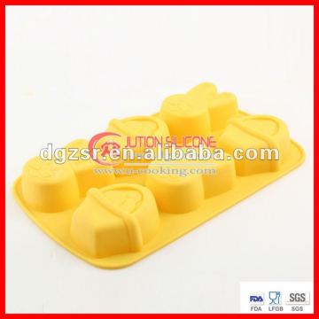 Christmas silicone muffin pan,muffin mould