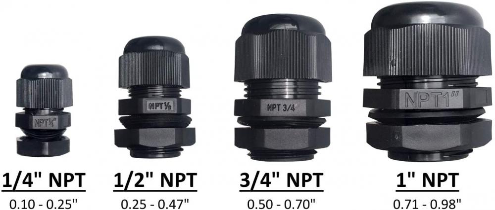 No-metalic liquid tight fittings