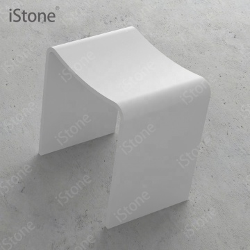 Solid Surface Stone Resin Shower Stool WD0103