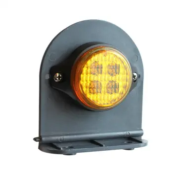2" Round LED Auto Trailer Lights Lamps With Bracket