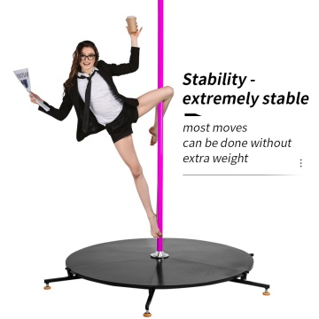 2024 Latest Version Stripper Pole Stage Pink Silicone Pole Dancing Equipment