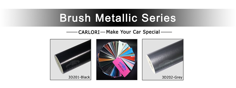 brush metallic car wrap vinyl