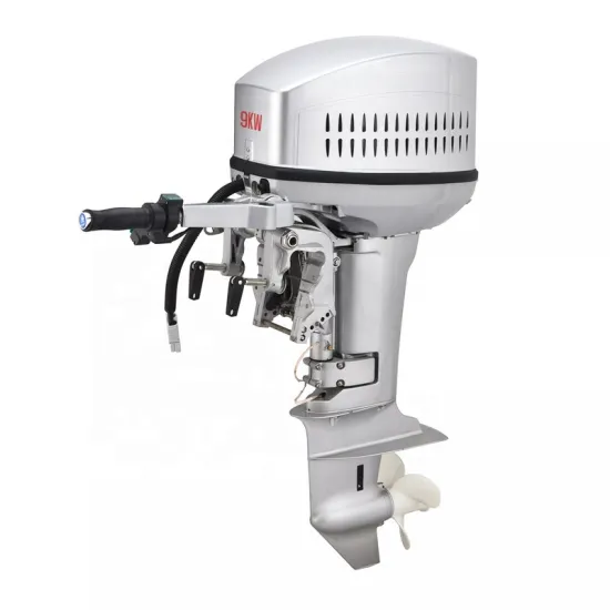 96V 20HP 15KW Electric Outboard Boat Motors with Tiller and Remote Control Options