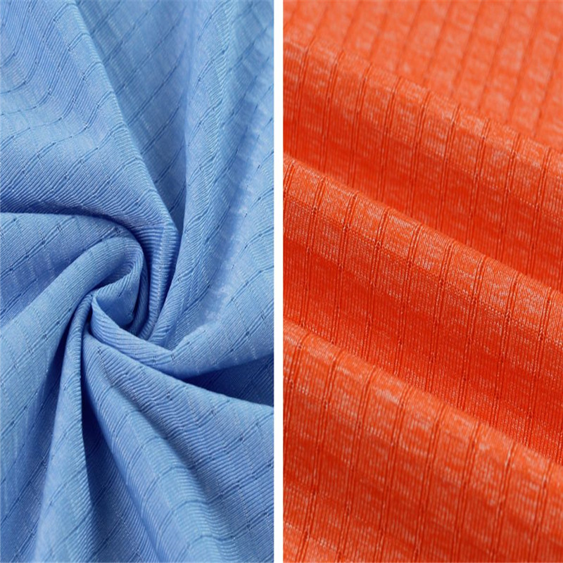 Customized Cool Feeling Wicking Jacquard Jersey Fabric
