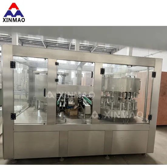 XINMAO Water Juice No-Carbonated Can Production Line and Filling Machine