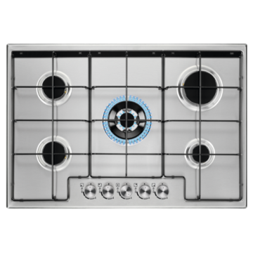 Gas Hobs Zanussi 75cm Stainless Steel