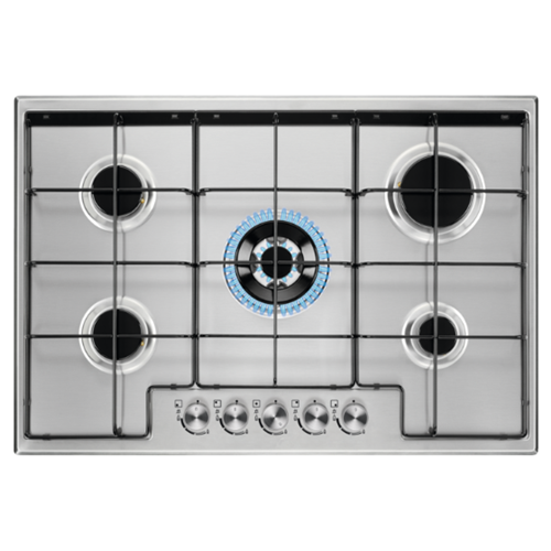 Gas Hobs Zanussi 75cm Stainless Steel