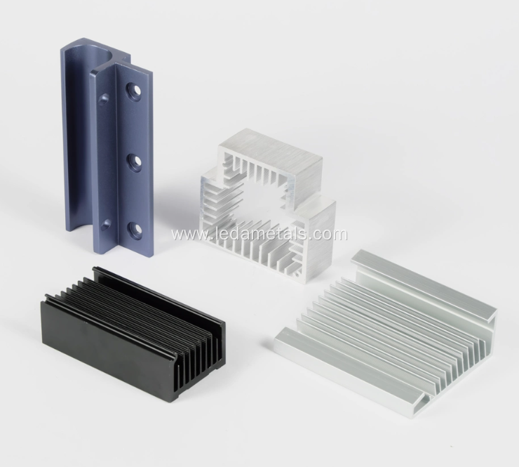 High Density Aluminum heatsink Profile Aluminum Extrusion Fin Heat Sink