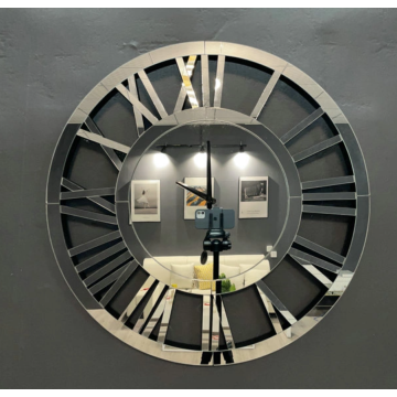 Horloge murale miroir moderne pour le salon