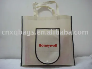 2015 Eco non woven foldable bag pocket bag