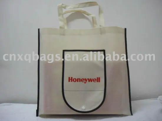 2015 Eco non woven foldable bag pocket bag