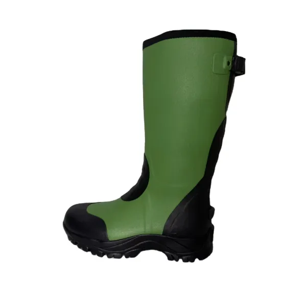 High-top Rubber Boots for Hunting and Rainy Weather